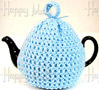 Knitted Tea Cozy, Sky Blue, Large 6-8 Cup