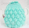 Knitted Tea Cozy, Green, Medium 6-8 Cup