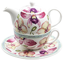 Tea for One Teapot Set - Orchid Garden