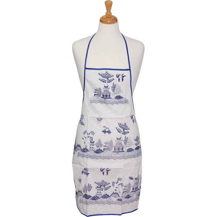 Blue Willow Kitchen Apron