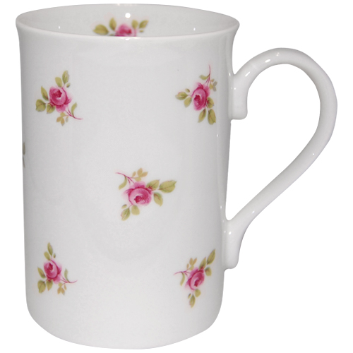 Dot Rose Bone China Mug