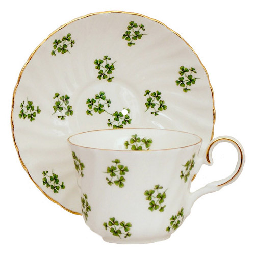 Tea Cup and Saucer, Shamrock