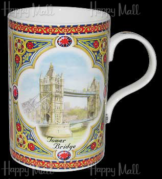 Landmarks, Tower Bridge, Cedar Bone China Mug