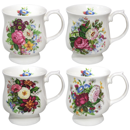 Balmoral Mug - Set of 4 Bone China Mugs
