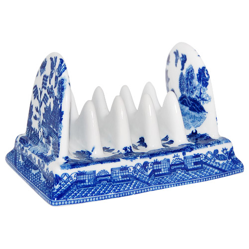 Blue Willow Ware Toast Rack