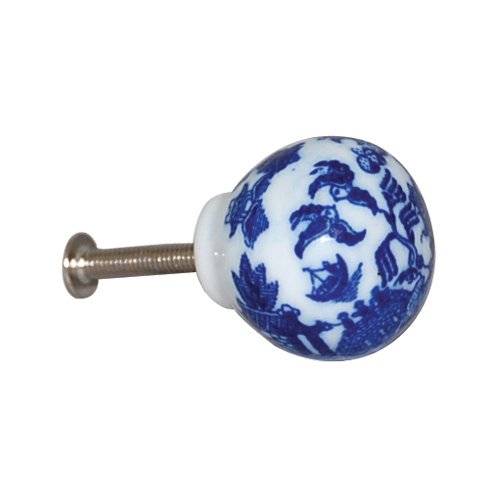 Blue Willow Ware - Ball Shaped 1.1D Door Knob