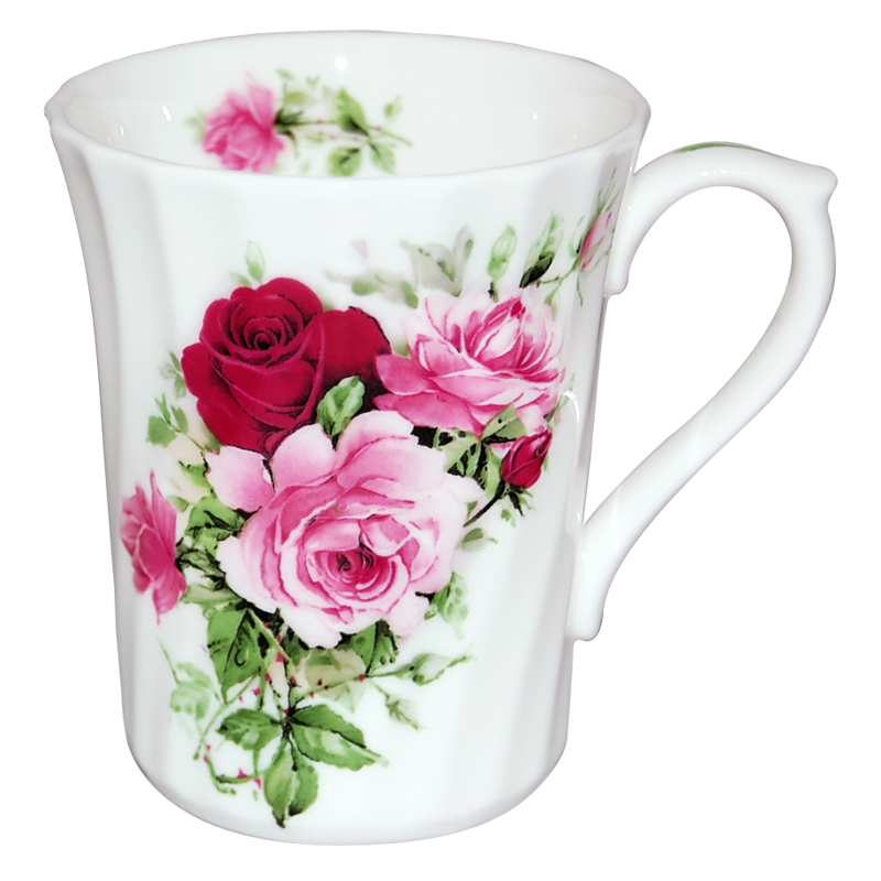 Summertime Rose - Swirl Mug