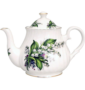 Lily of the Valley 6-Cup Teapot
