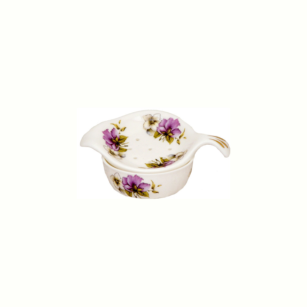 Pansy Tea Strainer