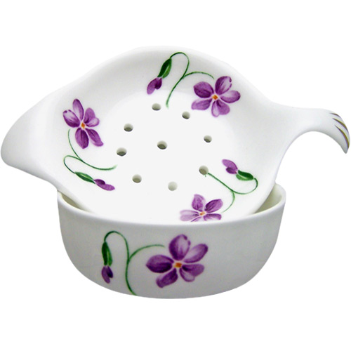 Violets Tea Strainer