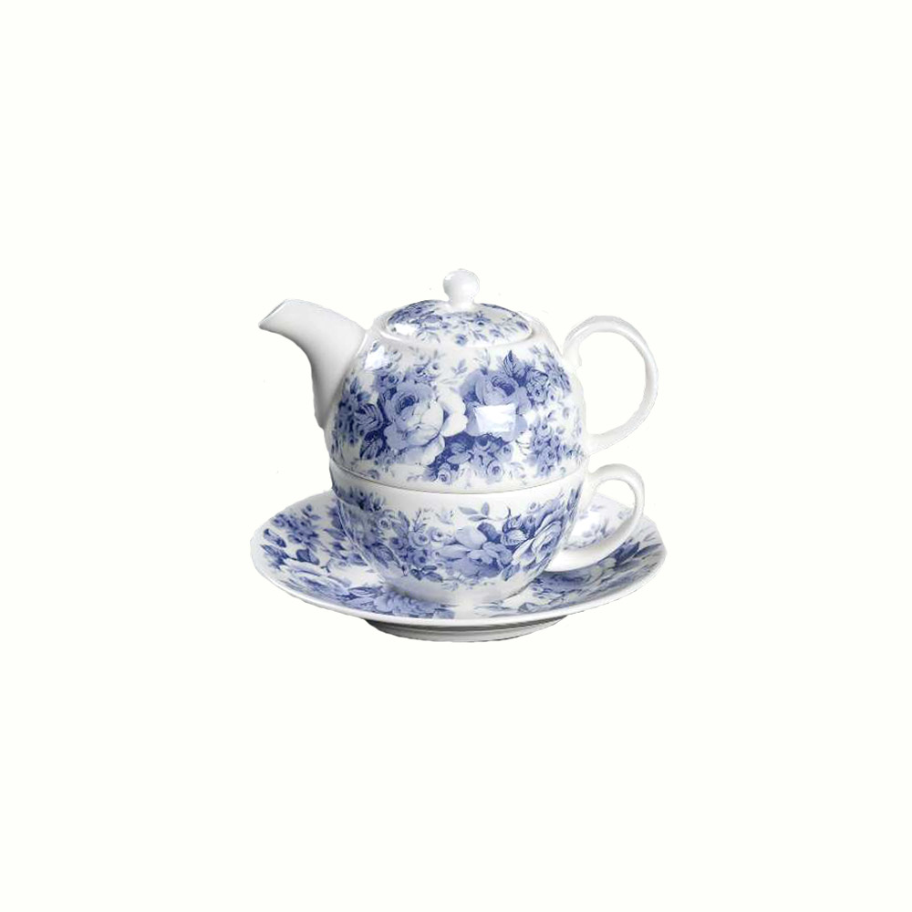 English Chintz in Blue - Tea for One