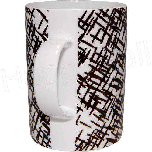 Criss Cross Lines Bone China Mug, photo-1