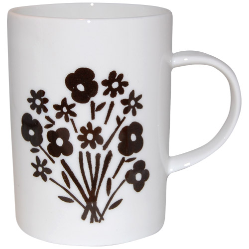 Flower Bouquet Bone China Mug