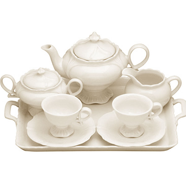 Childrens Tea Set - Plain Porcelain