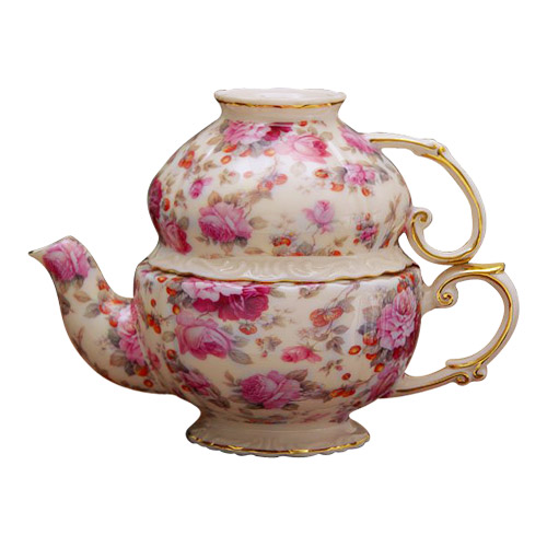 Tea for one, Pink Peony and Rose Chintz