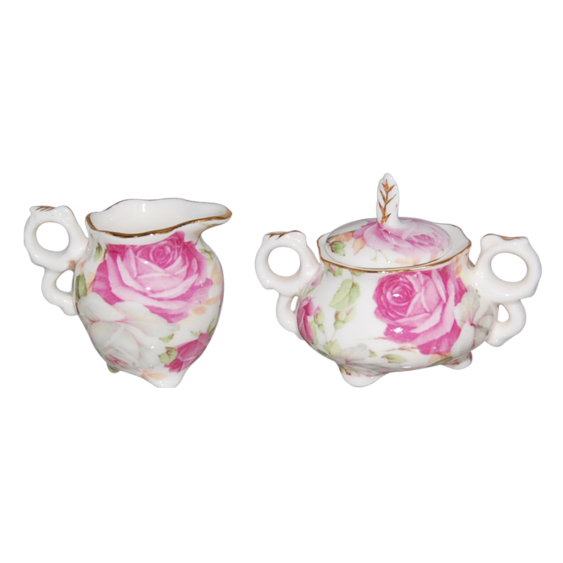 Little Girls Tea Set - 10 Piece Summer Bloom Chintz, photo-2