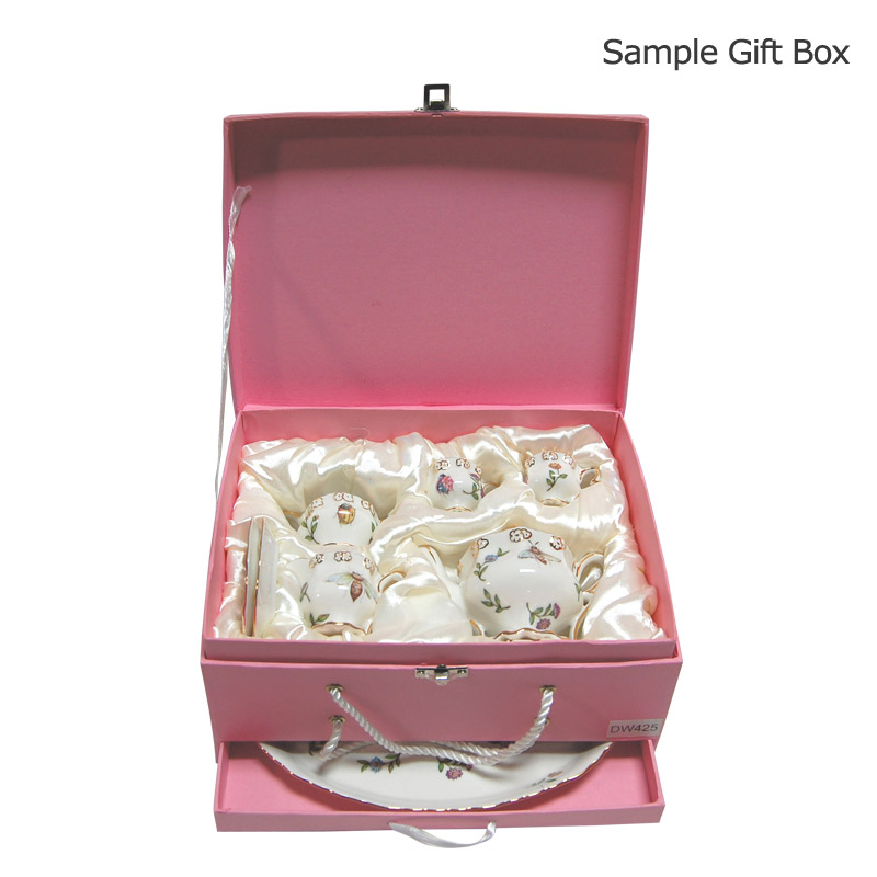 White Butterflies Porcelain Kids Tea Set, photo-1