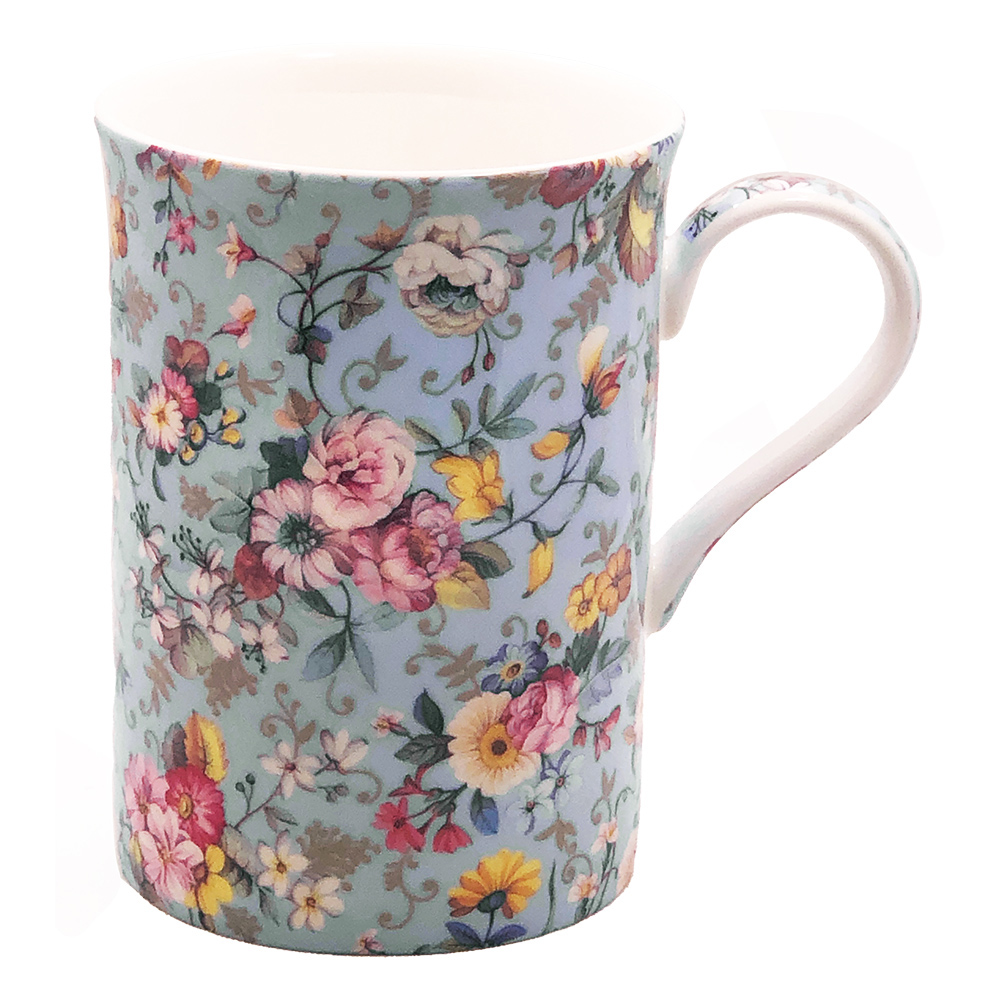 Old Garden Variety, Blue Color Chintz Mug