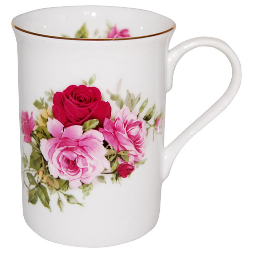 Summertime Rose Bone China Mug