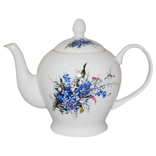 Forget-Me-Not Teapot - 6 Cup