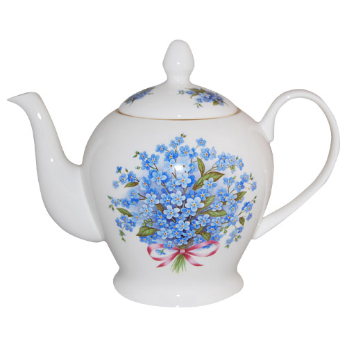 Forget-Me-Not Teapot - 6 Cup