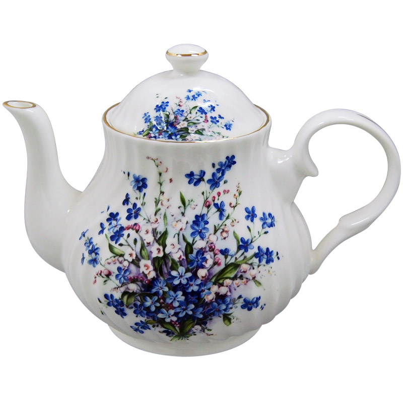 Forget-Me-Not Teapot, 4-Cup