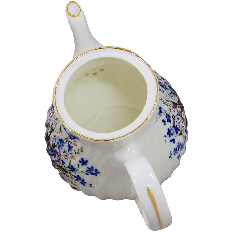 Forget-Me-Not Teapot, 4-Cup, photo-1