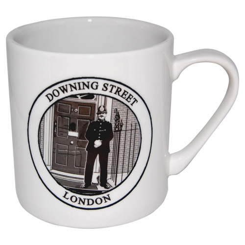 Downing Street Souvenir Mug by James Sadler