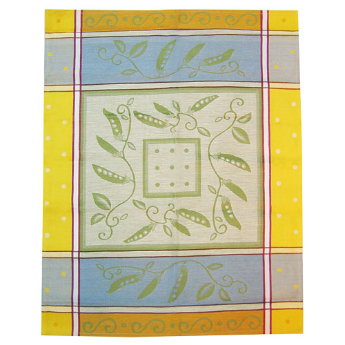 European Kitchen Towel - Yellow Peas