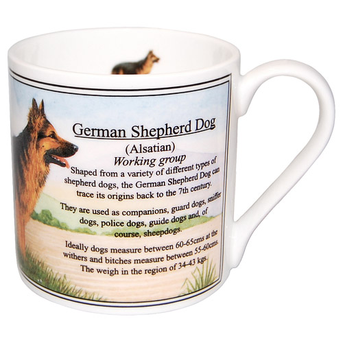 German Shepherd Dog Coffee Mug - Fine Bone China