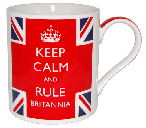 Keep Calm & Rule Britannia Mug