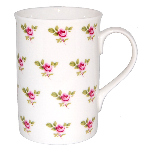 Dot Rose Bone China Mug