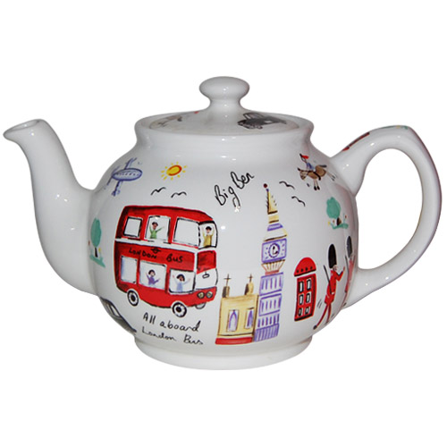 Sadler Teapot, London Travel 6-Cup