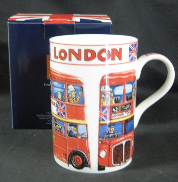 London Collection, Bus - Bone China Mug
