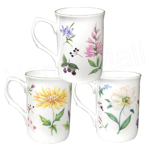 English Meadow Mugs, Set of 3