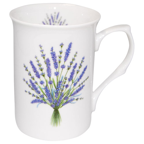 Lavender Bouquet Bone China Mug