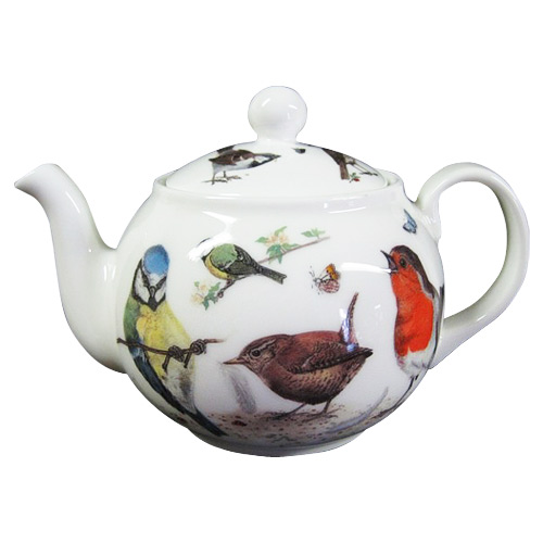 Garden Birds Teapot, 6-Cup