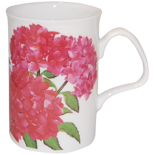 Hydrangea Bone China Mug