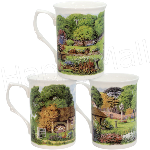 English Cottage Mugs, Set of 3, photo-2