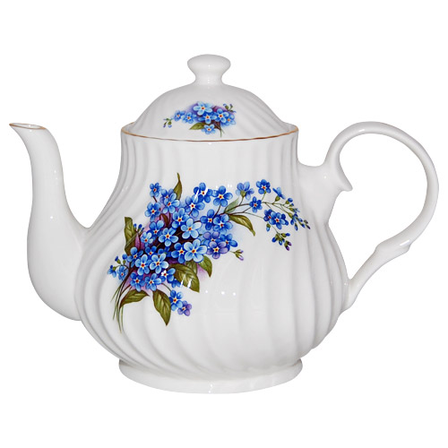 Forget-Me-Not Teapot, 4-Cup