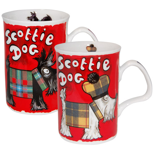 Scottie Dogs, Set of 2 Mugs