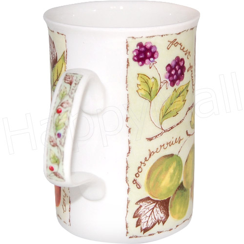 Soft Fruits Bone China Mug - Apricots, photo-2