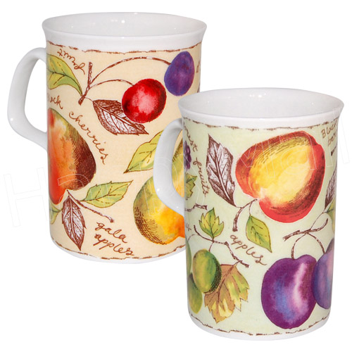 Soft Fruits Mug - Set of Two