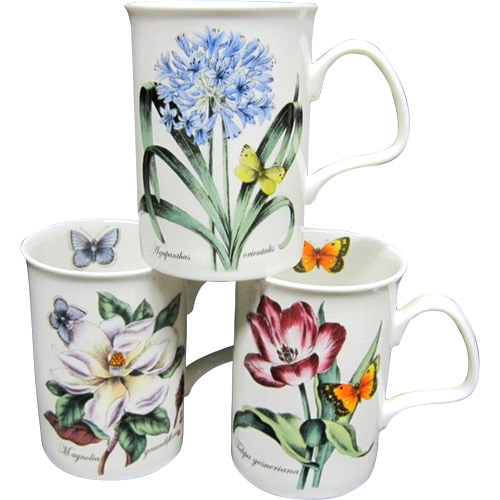 Botanical Garden & Butterfly, Set of 3