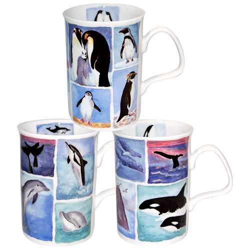 Sea Life Mug Set of 3