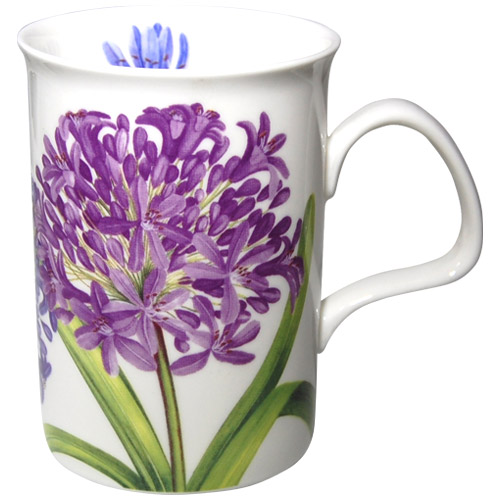 Agapanthus Mug - Fine Bone China - Purple