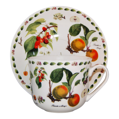 Victoriana Fruit - Jumbo Cup & Saucer Set
