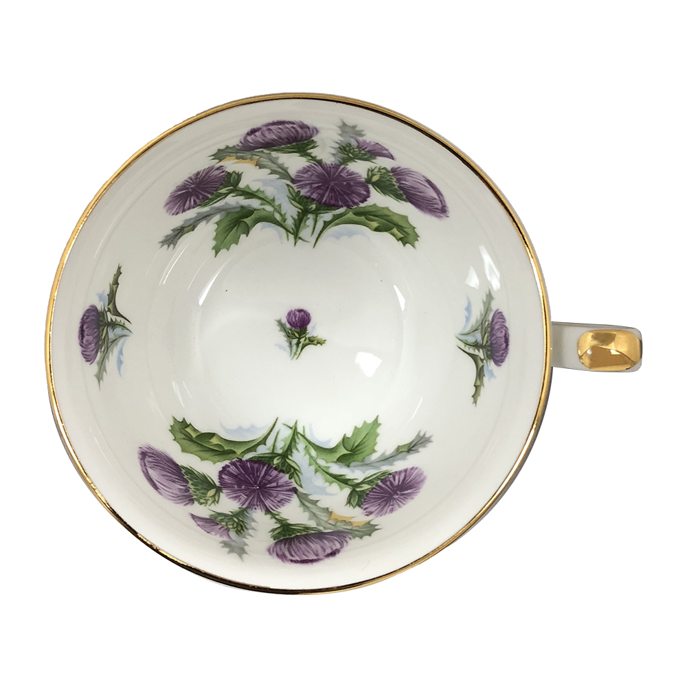 Thistle Fine Bone China Cup & Saucer Set, photo-4