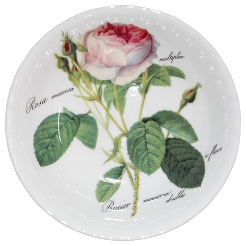 Redoute Rose Bone China Oatmeal Bowl - 7D