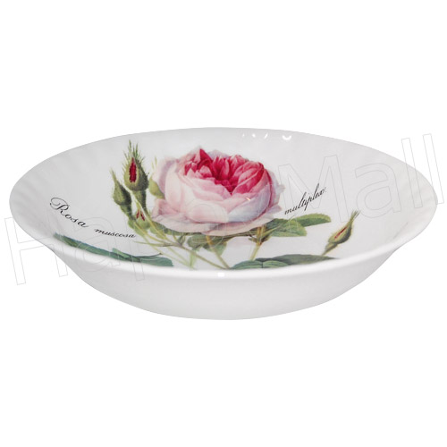 Redoute Rose Bone China Oatmeal Bowl - 7D, photo-1